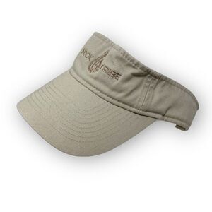 Hook Tribe Ultra Club Classic Cut Tan Visor 100% Cotton Adjustable OSFM